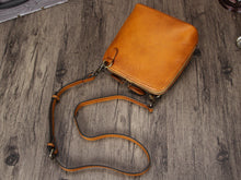 Load image into Gallery viewer, Leather Crossbody Bag Handmade Satchels Small Women Shoulder Purse
