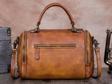 Load image into Gallery viewer, Women Leather Satchel Bag Vintage Handmade Shoulder Crossbody Handbag
