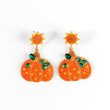 Load image into Gallery viewer, Halloween Pumpkin Earrings Halloween Costumes Party
