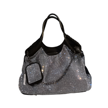 Load image into Gallery viewer, Bling Sparkling Crystals Rhinestone Evening Bag Handbag
