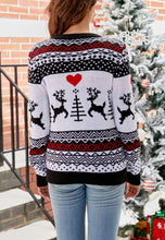 Load image into Gallery viewer, Christmas Kawaii Elk Reindeer Jacquard Cute Ugly Sweater
