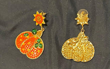 Load image into Gallery viewer, Halloween Pumpkin Earrings Halloween Costumes Party
