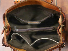 Load image into Gallery viewer, Brown Leather Handbag Satchel Women Purse Shoulder Bag
