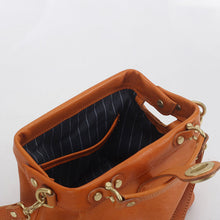 Load image into Gallery viewer, Brown Retro Handmade Small Doctor Bag Handbag Shoulder Crossbody bag for Women
