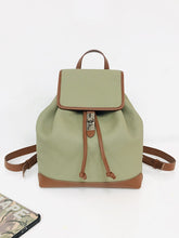 Load image into Gallery viewer, Color Block Classic Women Leather Backpack
