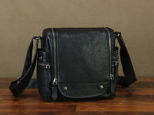 Load image into Gallery viewer, Leather Messenger Bag Sling Purse Crossbody Shoulder Bag
