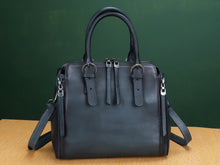 Load image into Gallery viewer, Brown Leather Handbag Satchel Women Purse Shoulder Bag
