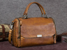 Load image into Gallery viewer, Women Leather Satchel Bag Vintage Handmade Shoulder Crossbody Handbag
