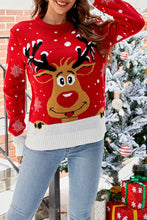 Load image into Gallery viewer, Cute Xmas Elk Graphic Christmas Sweater
