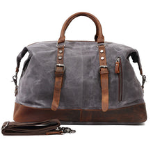 Load image into Gallery viewer, Waxed Canvas Duffel Bag Carry-on Bag
