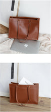 Load image into Gallery viewer, Large Leather Tote Bag Women&#39;s Shoulder Bag Briefcase
