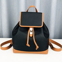 Load image into Gallery viewer, Color Block Classic Women Leather Backpack
