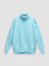 Load image into Gallery viewer, Thickened knitted sweater Loose turtleneck Pullover
