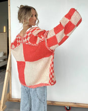 Load image into Gallery viewer, Casual Plaid Loose Knitted Outerwear Cardigan
