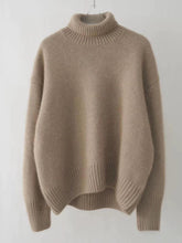 Load image into Gallery viewer, Lazy Warm Simple Turtleneck Sweater knitted Pullover
