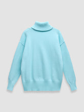 Load image into Gallery viewer, Thickened knitted sweater Loose turtleneck Pullover
