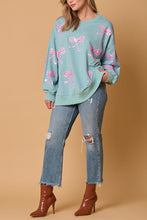 Load image into Gallery viewer, Bow Sequin Casual Loose Long Sleeve Sweatshirt
