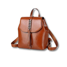 Load image into Gallery viewer, Detroit Full Grain Leather Women&#39;s Backpack
