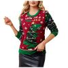 Load image into Gallery viewer, Long Sleeve Casual Crewneck Christmas Sweater Ugly Xmas Pullover
