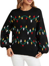 Load image into Gallery viewer, Cute Pullover Sparkly Ugly Christmas Sweater
