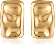 Load image into Gallery viewer, Gold Statement Geometric Earrings
