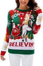 Load image into Gallery viewer, Holiday Sweater Crew Neck Ugly Christmas Sweater
