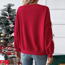 Load image into Gallery viewer, Red Lace Bow Pullover Sweatshirt
