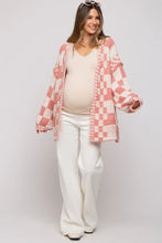 Load image into Gallery viewer, Casual Plaid Loose Knitted Outerwear Cardigan
