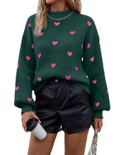 Load image into Gallery viewer, Cross My Heart Embroidered Sweater
