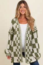 Load image into Gallery viewer, Casual Plaid Loose Knitted Outerwear Cardigan
