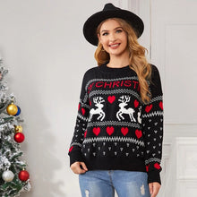 Load image into Gallery viewer, MERRY CHRISTMAS Round Neck Sweater
