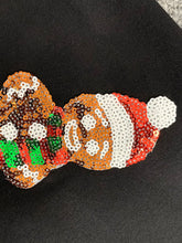 Load image into Gallery viewer, Sequin Gingerbread Man Long Sleeve Christmas Sweatshirt
