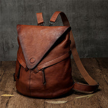 Load image into Gallery viewer, Classic Leather Convertible Backpack Bag
