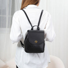 Load image into Gallery viewer, Small Womens Genuine Leather Backpack
