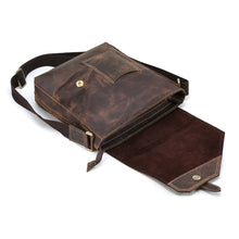 Load image into Gallery viewer, Brown Small Leather Satchel
