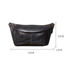 Load image into Gallery viewer, Large Leather Shoulder Cross Body Sling Bag
