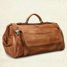 Load image into Gallery viewer, Vintage Leather Large Doctor Bag Weekender Travel Duffel Bag Physician Bag for Men
