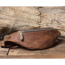 Load image into Gallery viewer, Men&#39;s Leather Simple Sling Bag
