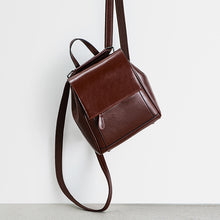 Load image into Gallery viewer, Coffee Handmade Leather Backpack
