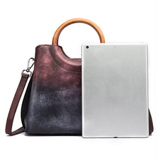 Load image into Gallery viewer, Unique Dyed Leather Women Handbag Purse for Women
