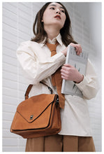 Load image into Gallery viewer, Modern Womens Brown Leather Satchels Leather Messenger Bag For Women
