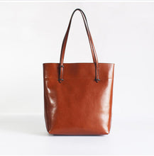Load image into Gallery viewer, Simple Leather Tote Bag Shoulder Bag for Women
