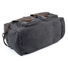 Load image into Gallery viewer, Casual Men&#39;s Large Storage Leather Canvas Travel Weekender Duffel Bag
