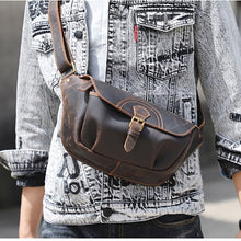 Load image into Gallery viewer, Stylish Vintage Leather Cross Body Bag for Men
