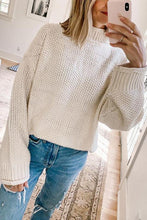 Load image into Gallery viewer, Simple High Collar Sweater
