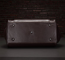 Load image into Gallery viewer, Vintage Leather Large Doctor Bag Weekender Travel Duffel Bag Physician Bag for Men
