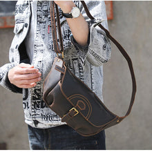 Load image into Gallery viewer, Stylish Vintage Leather Cross Body Bag for Men
