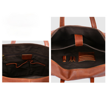 Load image into Gallery viewer, Vintage Leather Portable Briefcase
