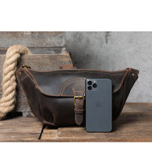 Load image into Gallery viewer, Stylish Vintage Leather Cross Body Bag for Men
