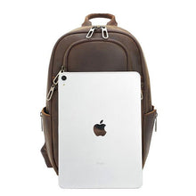 Load image into Gallery viewer, Shoulder Crazy Horse Leather Chest Sling Bag
